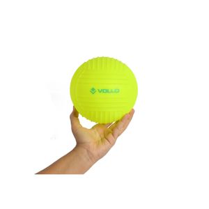 Mini Bola para Atividades Aquáticas em Piscinas e Praias Amarela 15cm