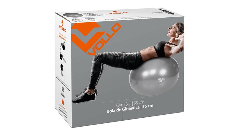 Bola de Pilates Yoga Fitness para Fisioterapia e Ginástica 55cm