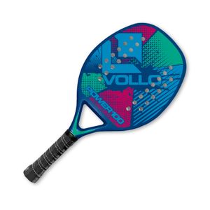 Raquete de Beach Tennis Power 100 Azul Vollo