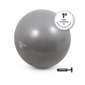 Bola Suíça para Pilates e Yoga Gym Ball com Bomba 65cm Vollo