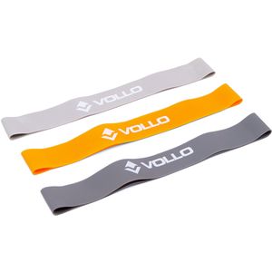 Kit 3 Faixas Elásticas Mini Bands Vollo