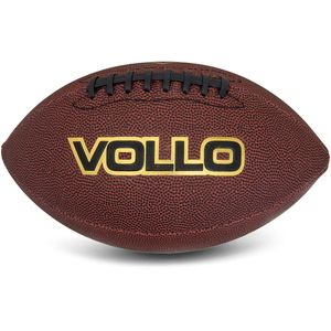 Bola de Futebol Americano Vollo Tamanho Oficial 9 Marrom