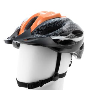 Capacete Esportivo Adulto Laranja e Cinza Vollo