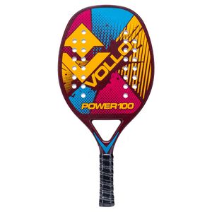 Raquete de Beach Tennis Power 100 Vermelha Vollo